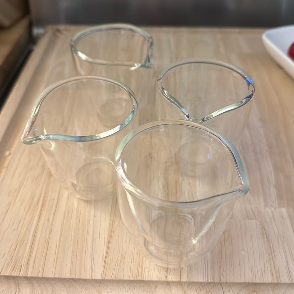 4 Espresso shot glasses